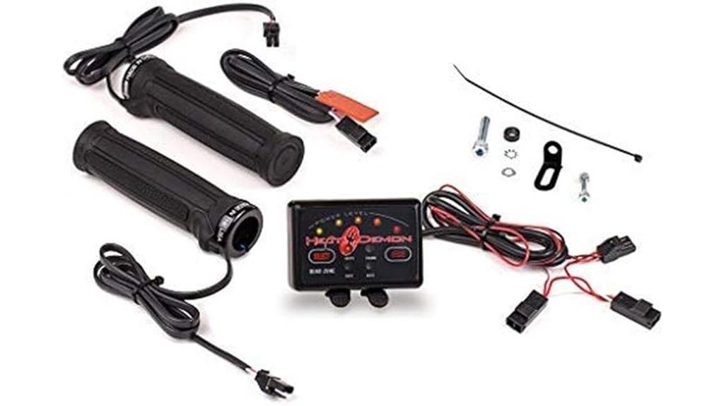 quad zone heated grip