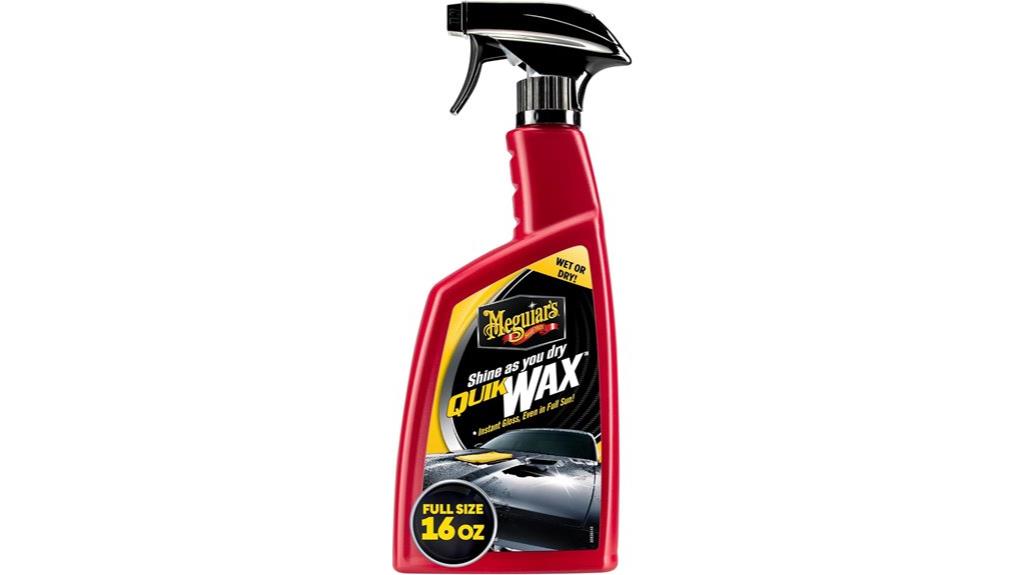 quick spray wax application