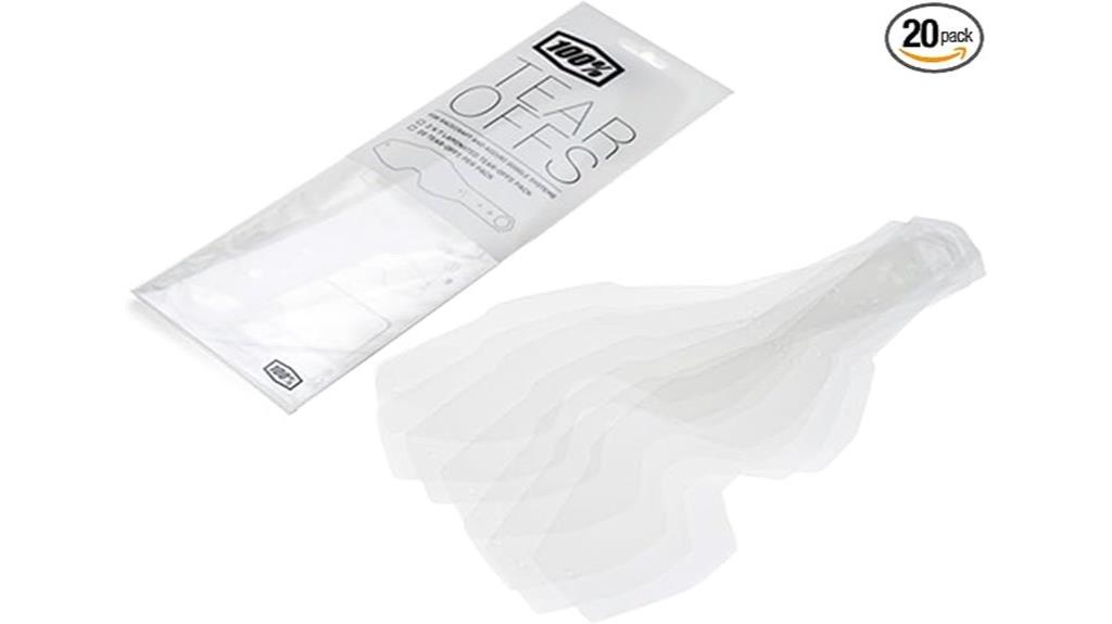 racecar windshield tear offs