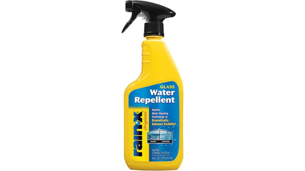 rain x glass cleaner bottle