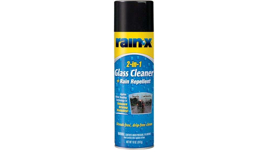 rain x glass cleaner