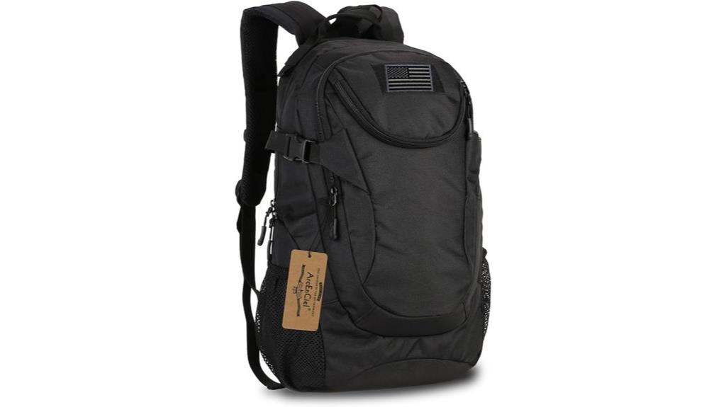 rainbow motorcycle backpack with rain cover