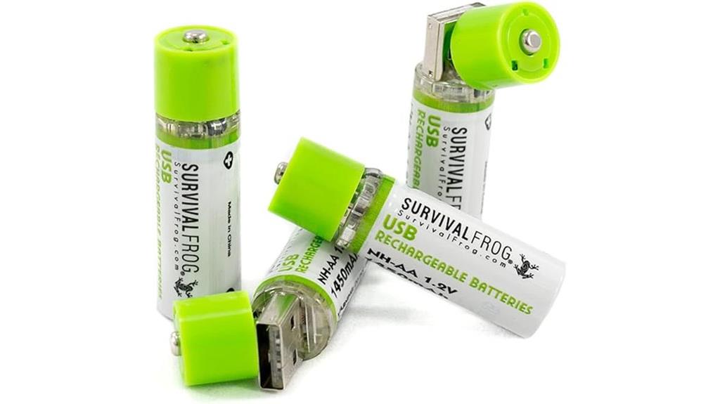 rechargeable aa batteries pack
