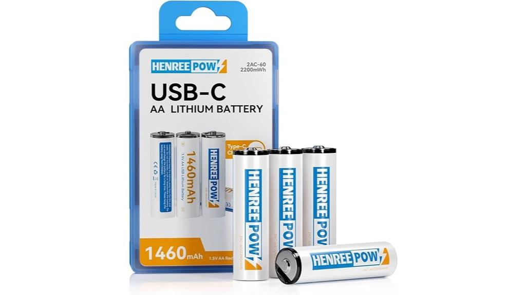 rechargeable aa battery pack