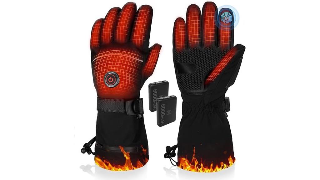 rechargeable heated electric gloves