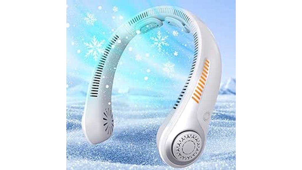 rechargeable portable neck fan