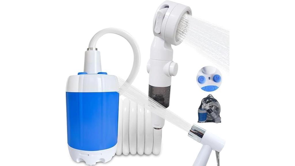 rechargeable portable shower