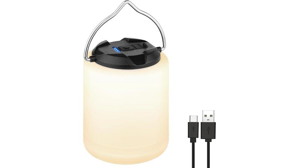 rechargeable waterproof camping lantern