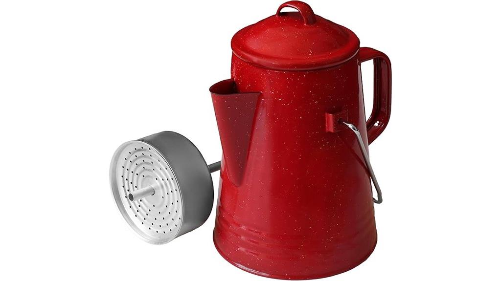 red steel percolator
