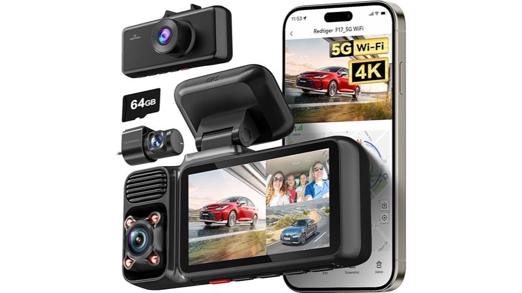 redtiger f17 dash cam