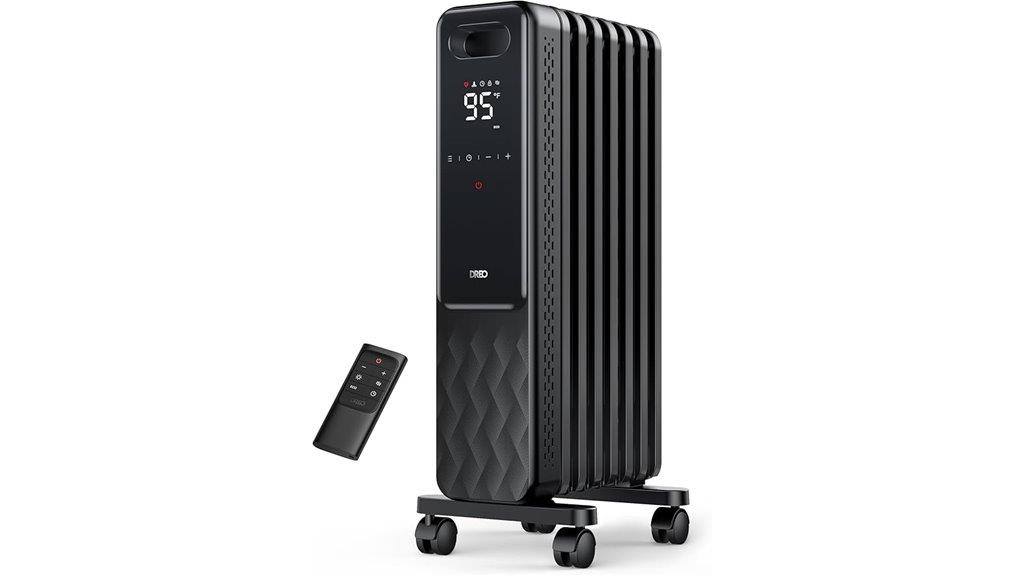 remote controlled oil heater