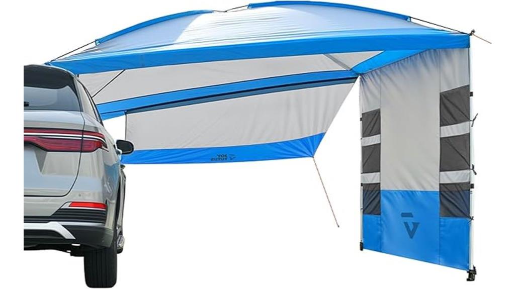removable side sunshade awning