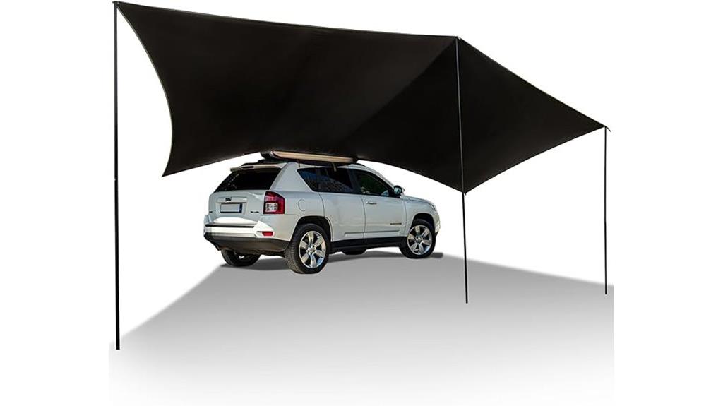 retractable blackout vehicle awning