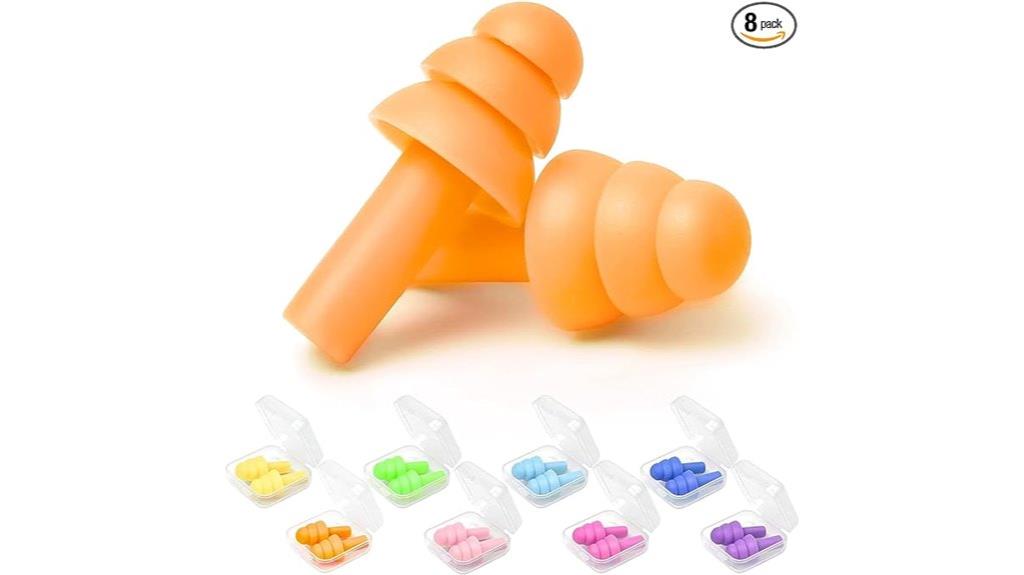 reusable silicone sleep plugs