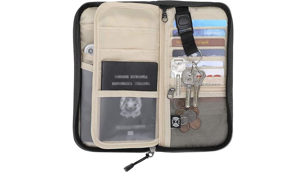 rfid passport wallet wristlet