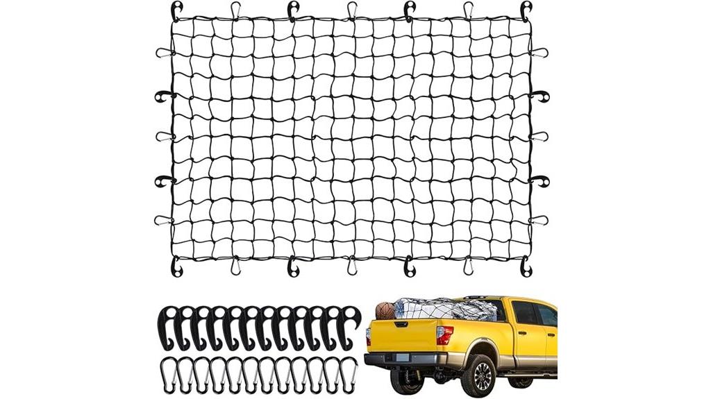 robust pickup truck cargo net