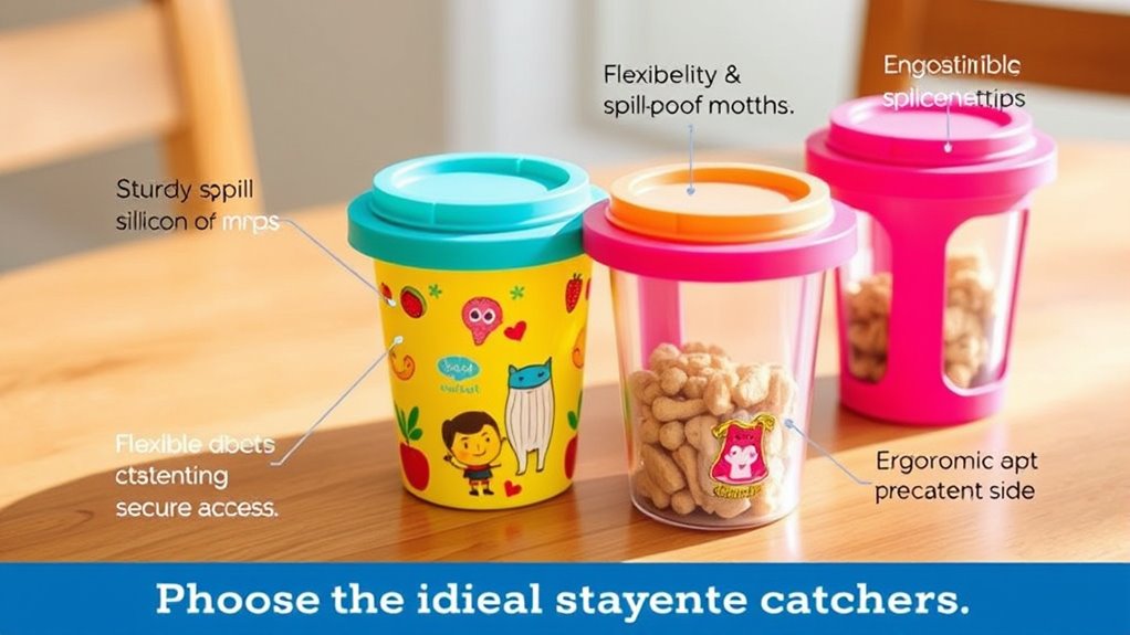 safe portable spill proof cups