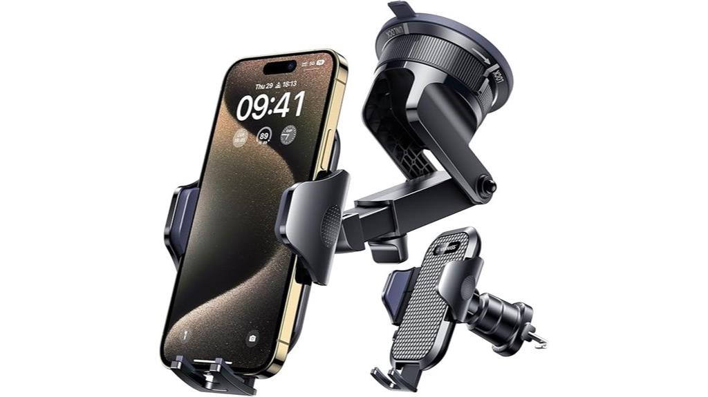 secure car phone mount
