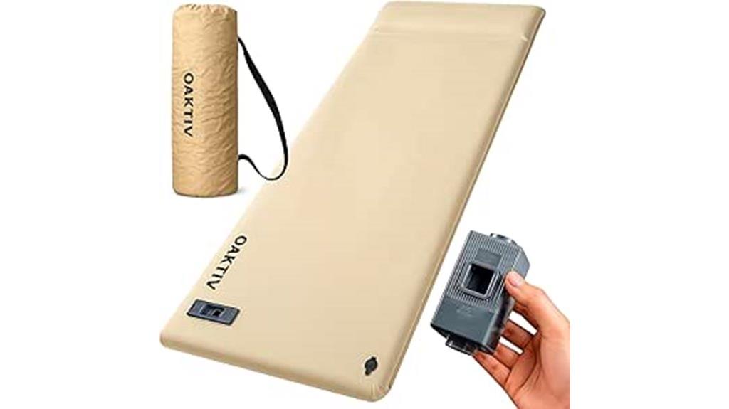 self inflating camping mattress