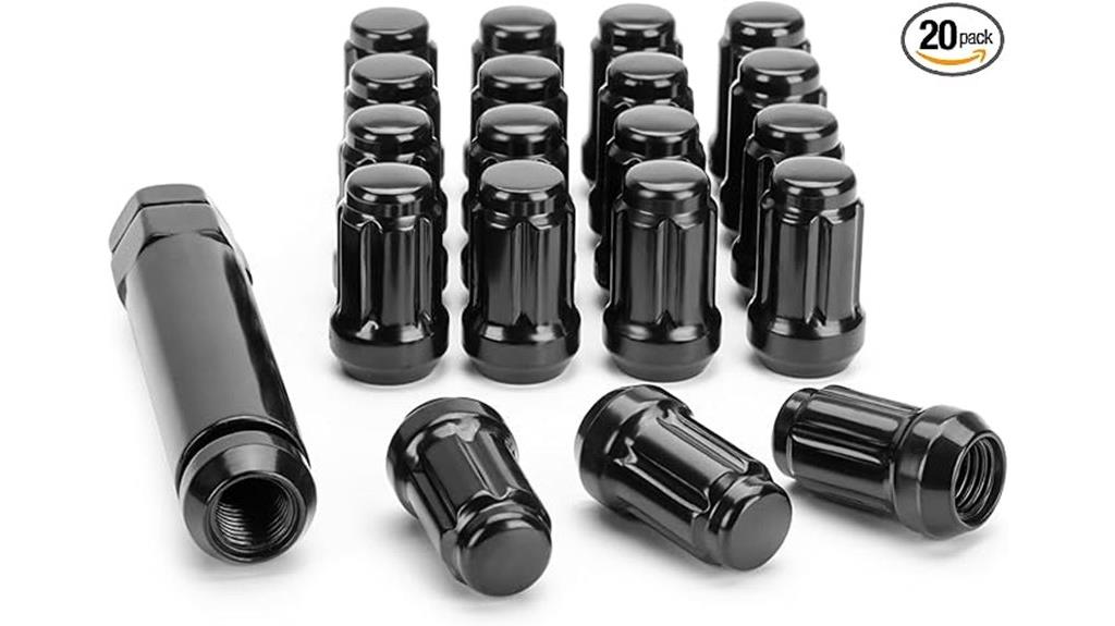 set of 20 spline lug nuts