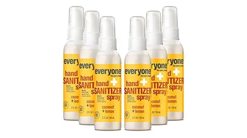 six pack mini sanitizer