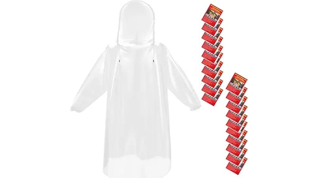 six pack rain ponchos