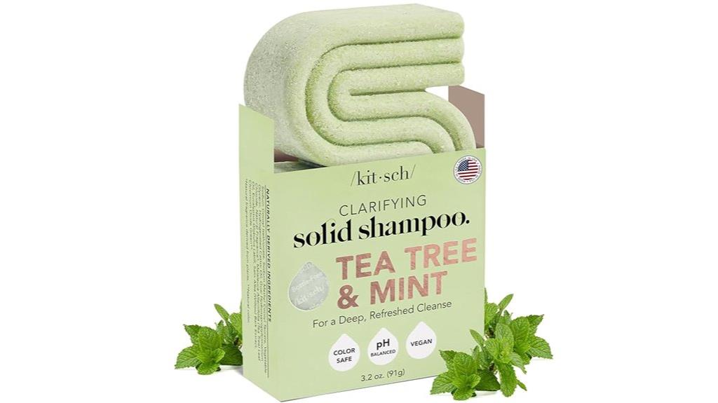 soothing mint shampoo bar