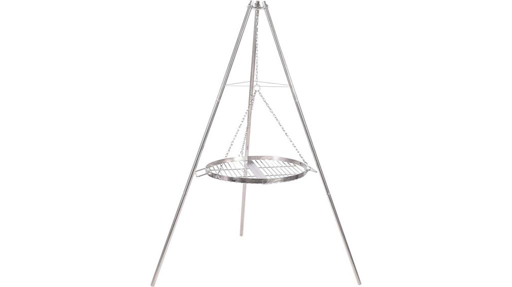 stainless steel campfire grill