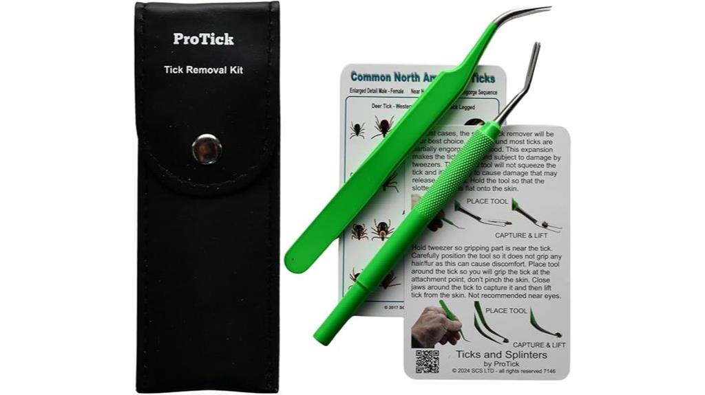 stainless steel tick removal kit