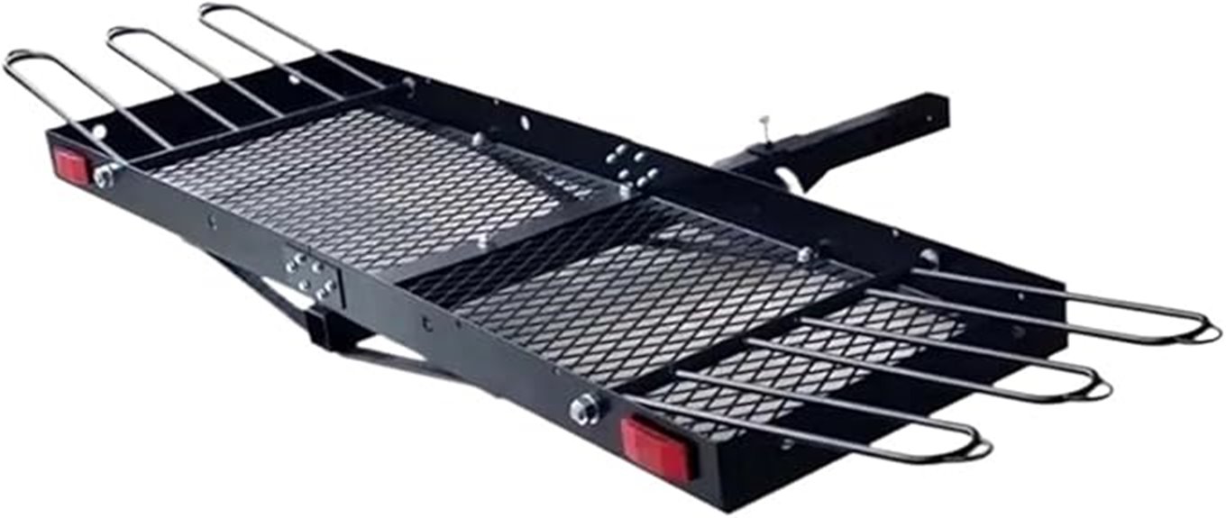 steel bike carrier basket