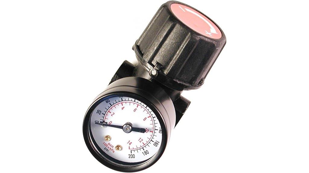 steel protected gauge regulator