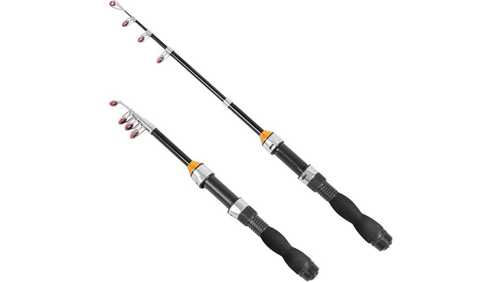 telescopic saltwater freshwater rod