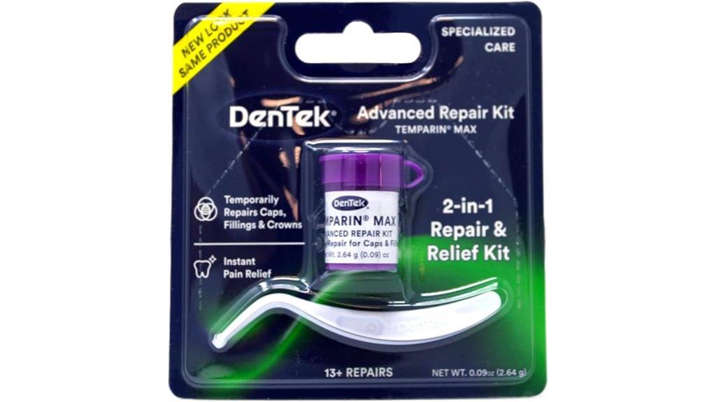 temporary dental filling repair