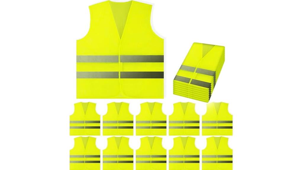 ten pack safety vests
