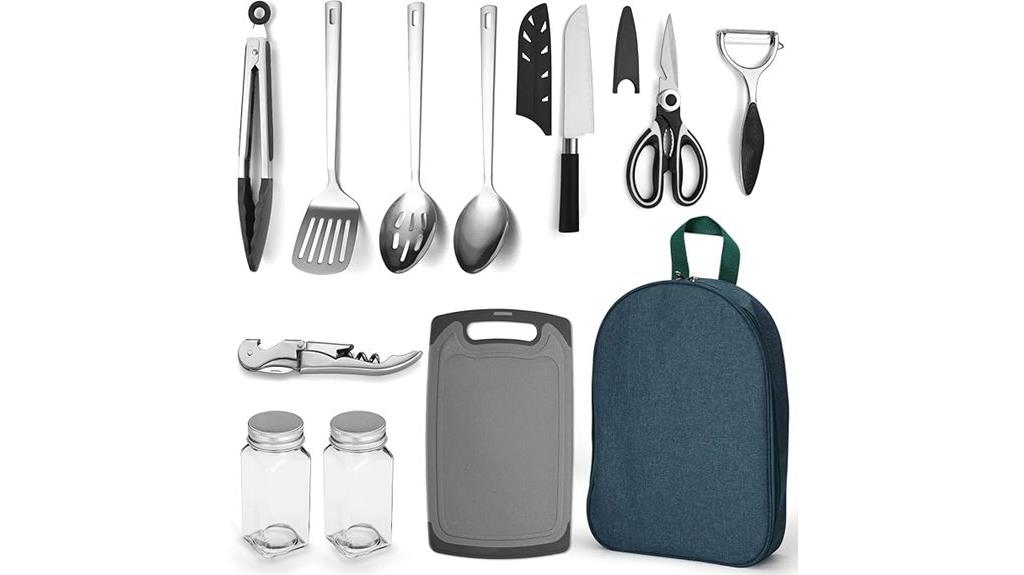 ten utensil camping set