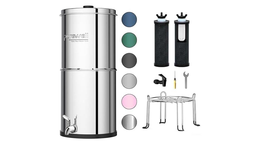 three stage water filter system