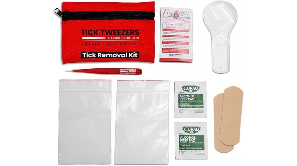 tick removal kit tools