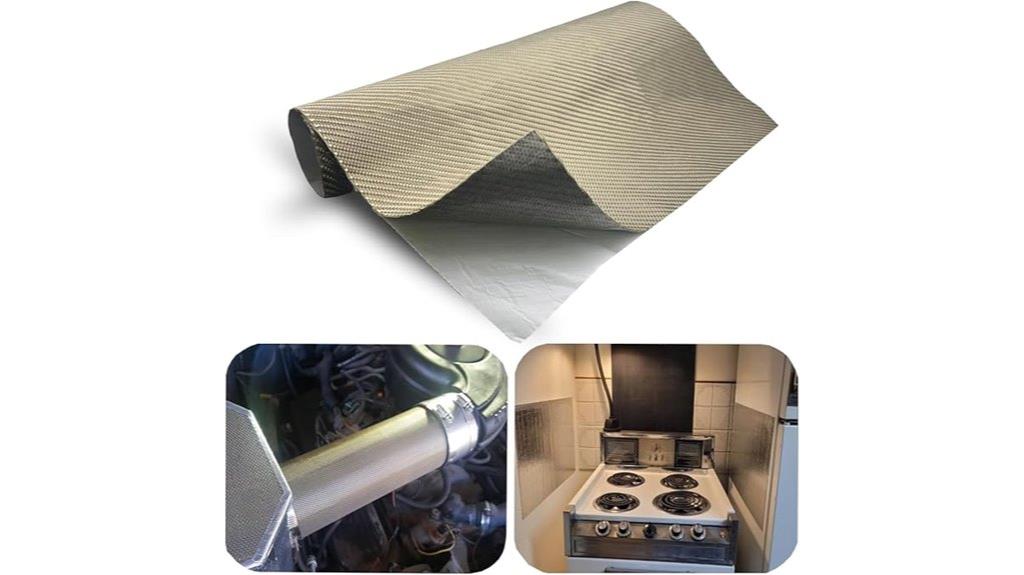 titanium grill heat shield