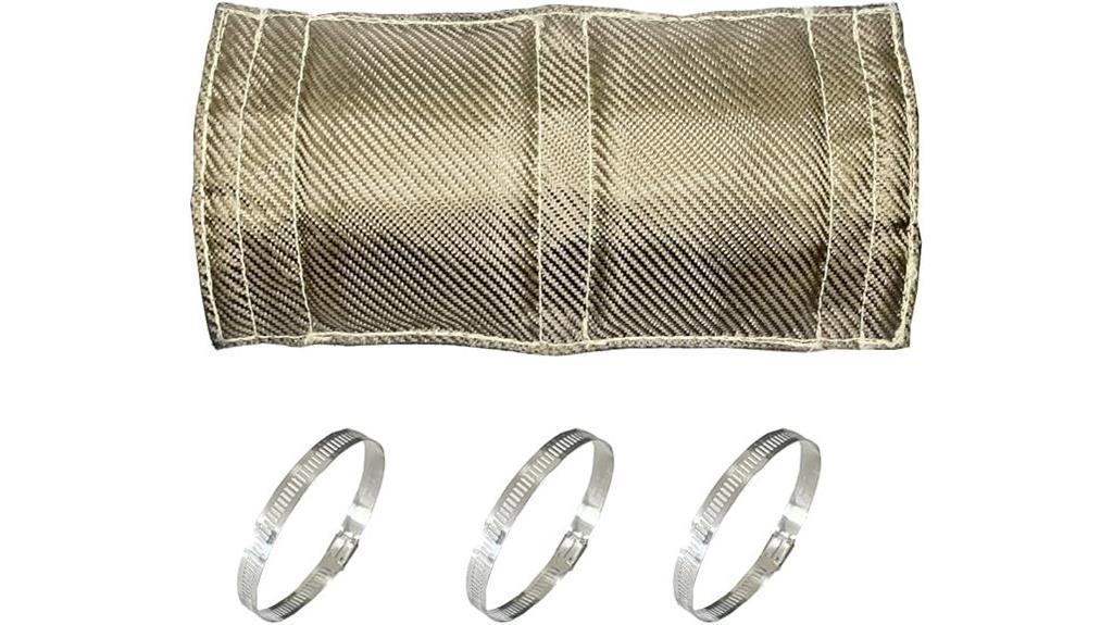 titanium motorcycle exhaust shield