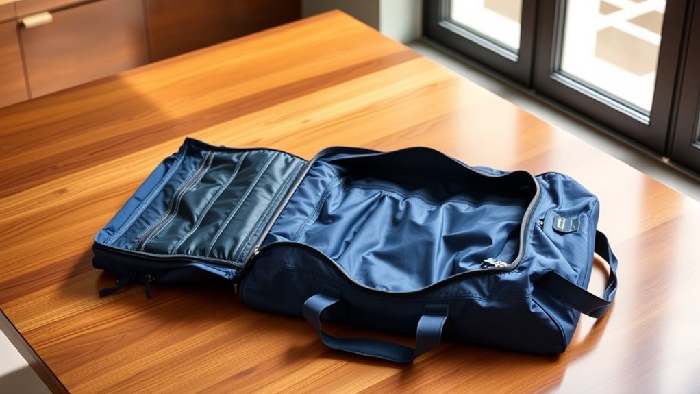 travel bag size and durability