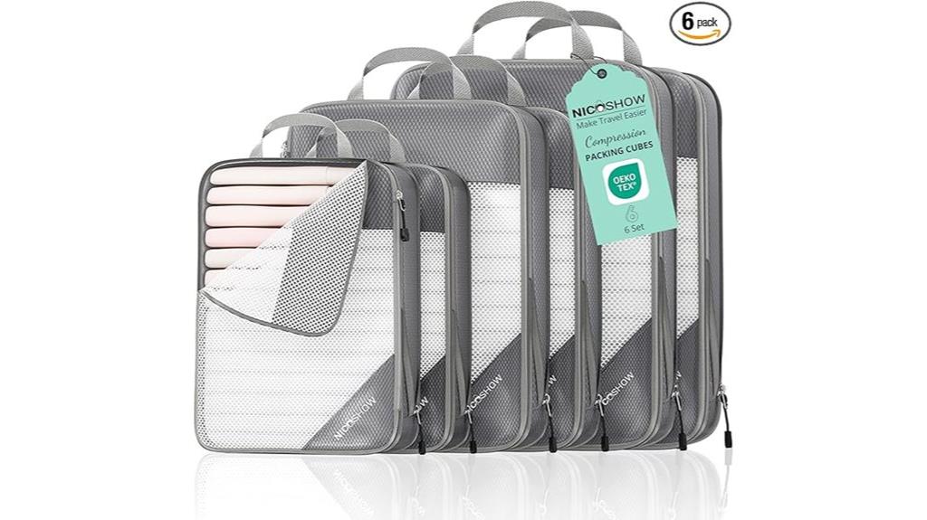 travel compression packing cubes