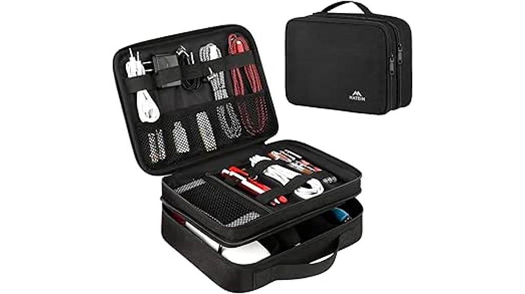 travel electronics storage case