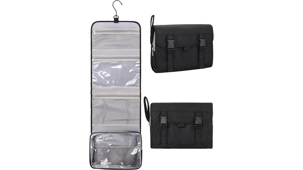travel toiletry bag hanging