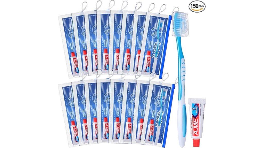 travel toothbrush sets pack