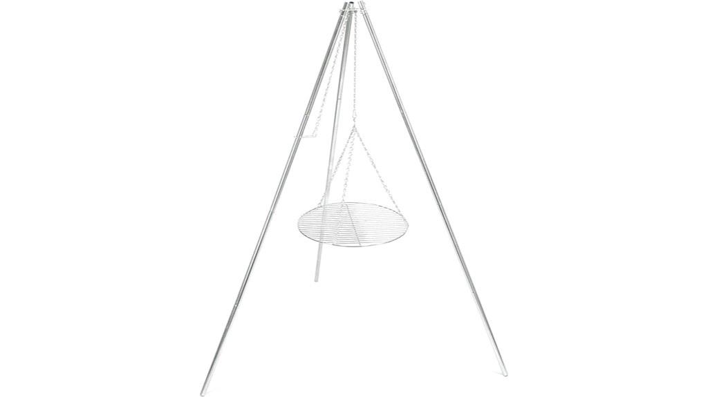 tripod cooker with grill