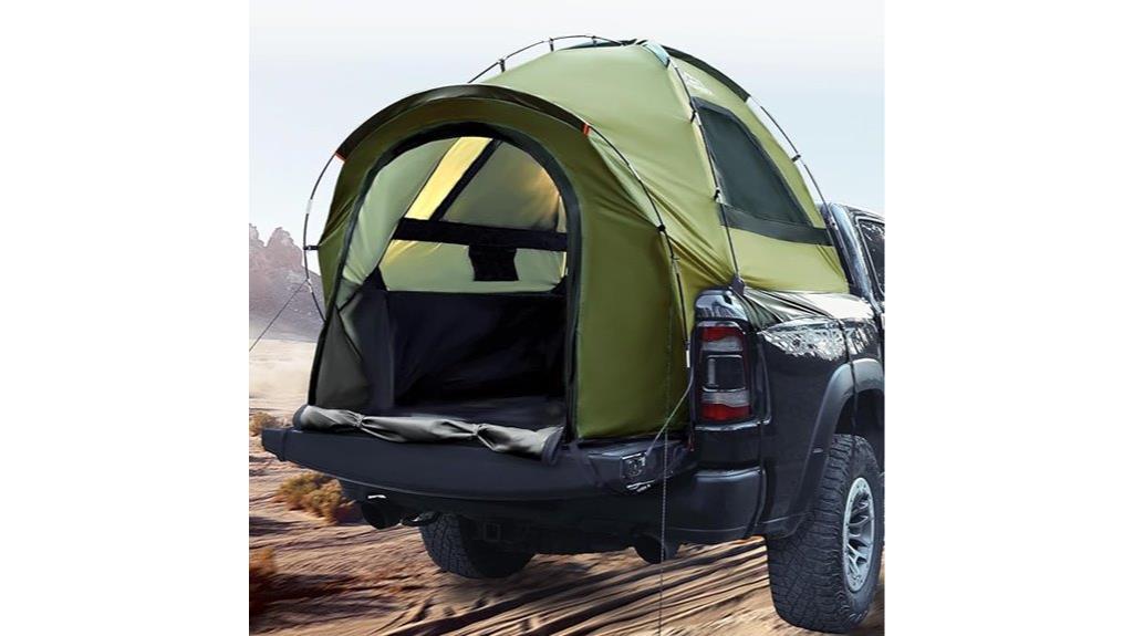 truck bed camping tent