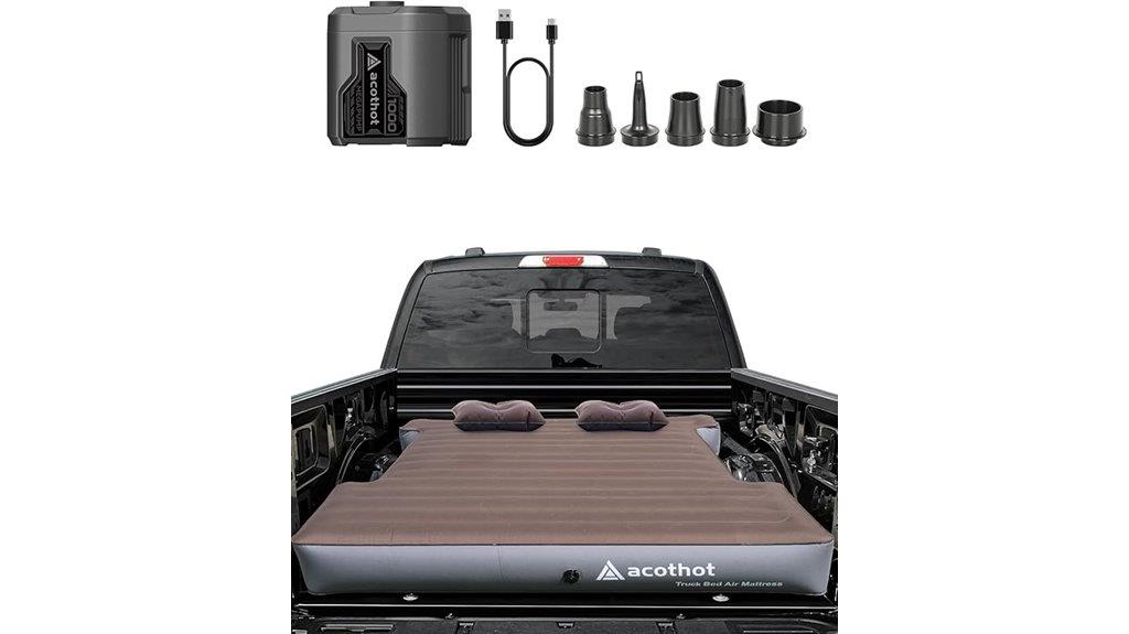 truck bed mattress peachskin fabric