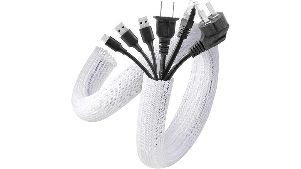 two 5 foot cable sleeves