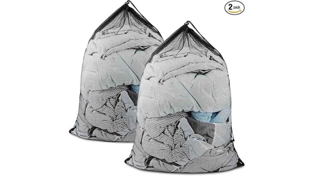two large mesh bags