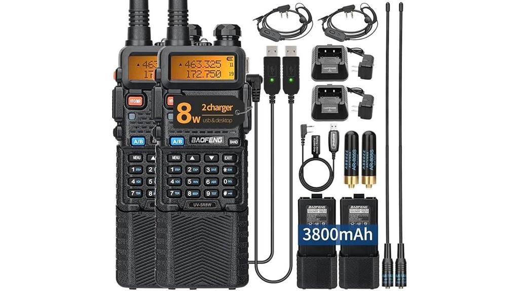 two pack baofeng radios